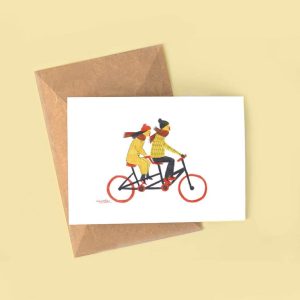 Desenho 'Bicicletas no Inverno'