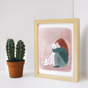 Desenho Art print 'Abraço'