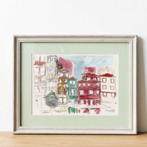 Art print 'Porto . Praça do Cubo'