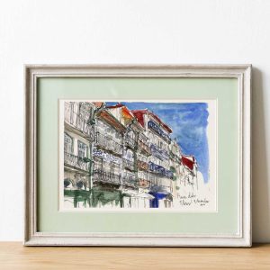 Art print 'Porto . Rua das Flores'