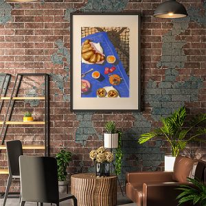 Art print 'Pequeno almoço no Porto'