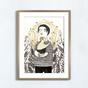 Ilustração art print 'Pai I'
