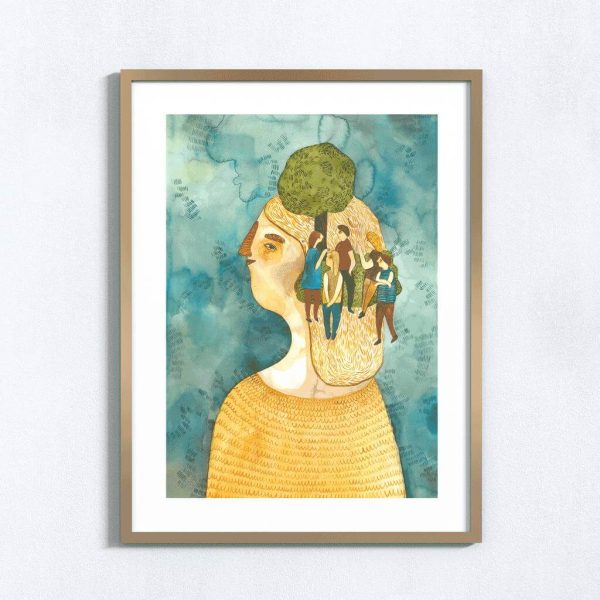 Ilustração art print 'Pátio'
