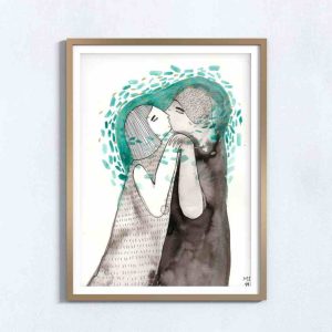 Art print 'Beijo'