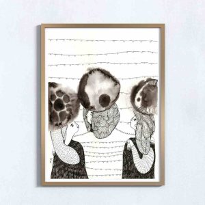 Ilustração art print 'Trio'
