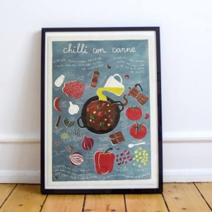 Receita ilustrada 'Chili com carne'