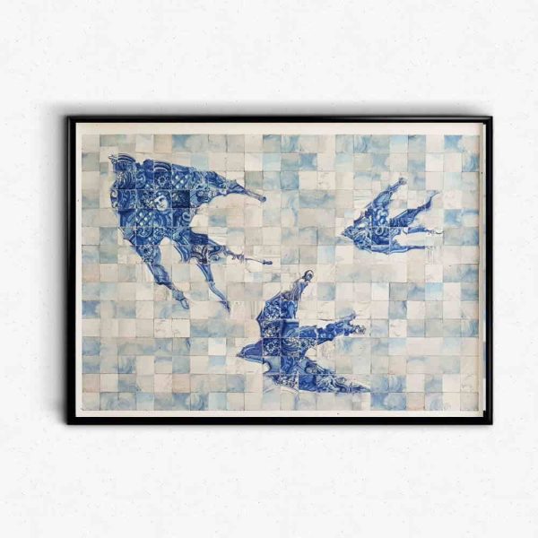 Ilustração 'Andorinhas de Azulejo'