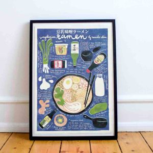 Receita ilustrada 'Ramen vegetariano'