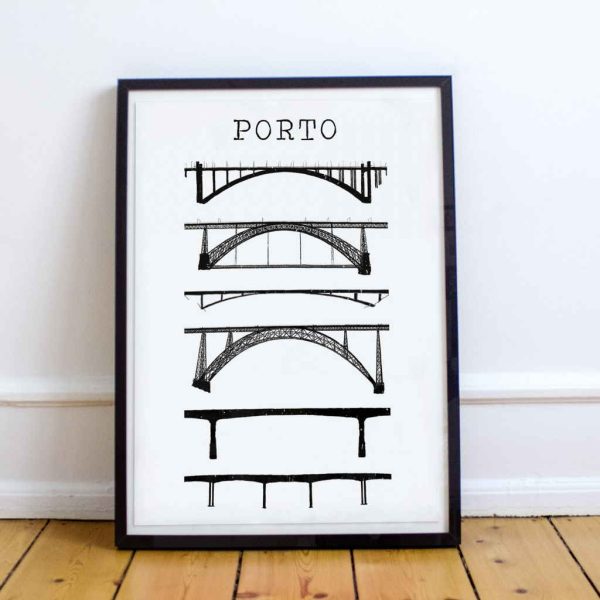 Ilustração 'Pontes do Porto'