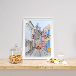 Desenho 'Porto: Eléctrico do Porto'