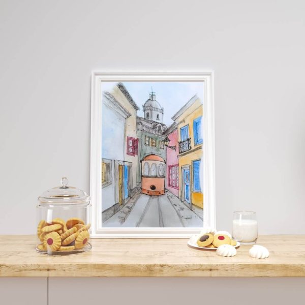 Desenho 'Porto: Eléctrico do Porto'