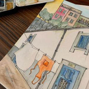 Desenho 'Porto: Fontaínhas'