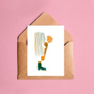 Ilustração 'Família: Mãe e Filho'
