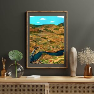 franciscof-ponte-douro.jpg Ilustração . Art print 'Vale do Douro'