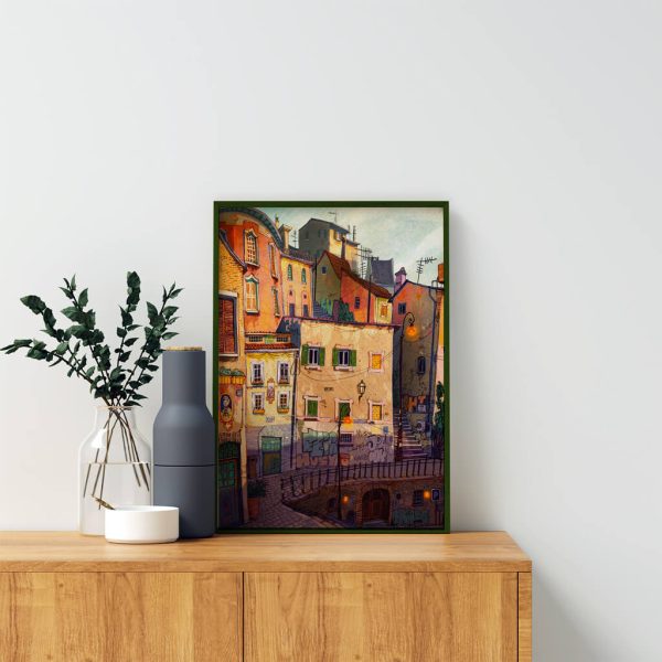 Ilustração . Art print 'Praça' - Image 2