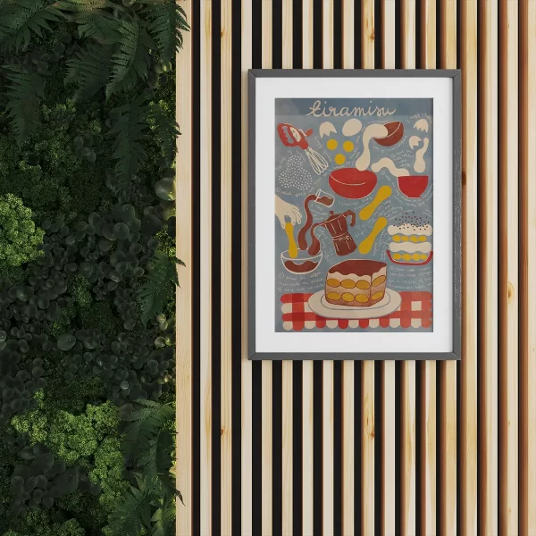 Receita ilustrada 'Tiramisu'