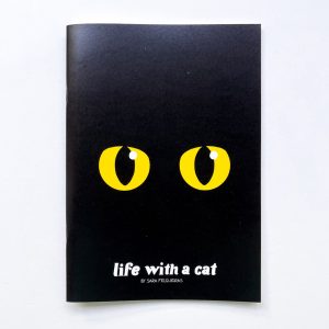 Livro ilustrado 'Life with a Cat'