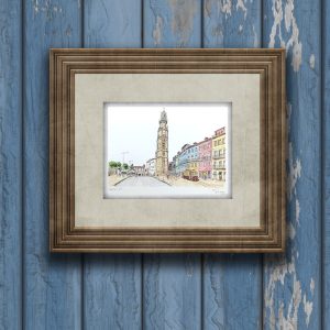 Art print 'Torre dos Clérigos no Porto'
