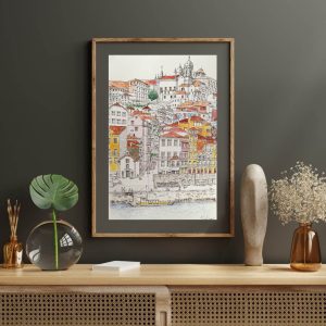 Art print 'Skyline do Porto'