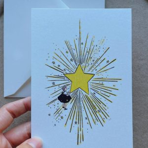 Postal 'Estrela brilhante . Shining star'