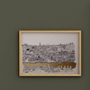 Desenho 'Fachadas das casas do Porto'