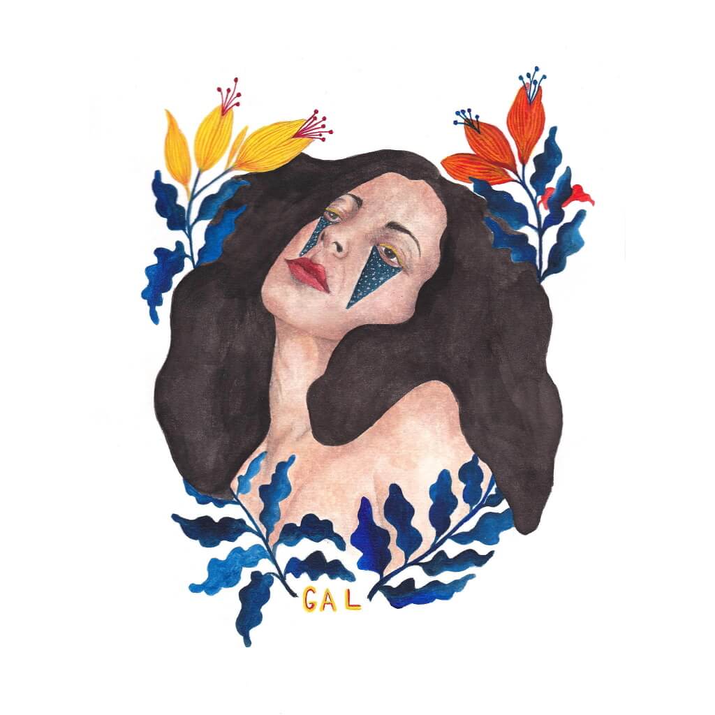 ilustração Gal Costa