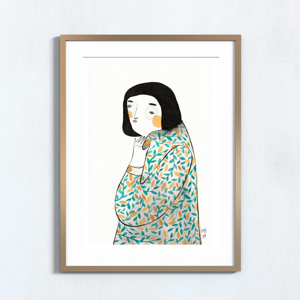 Ilustração . Art print