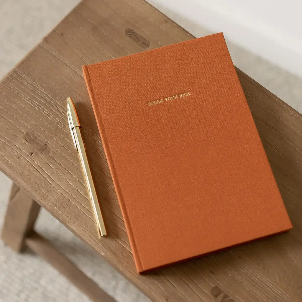 Hardcover notebook