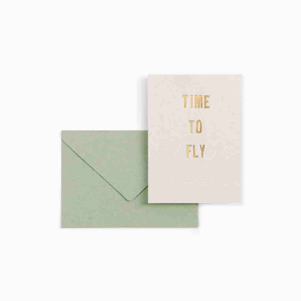 Postais 'Time to Love' / 'Time to enjoy' / 'Time do fly'