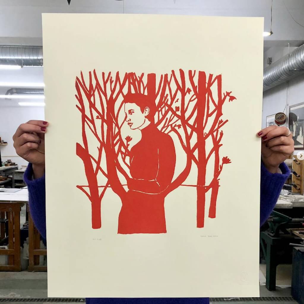 Serigrafia de Karla Ruas